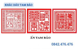 KHẮC DẤU TAM BẢO