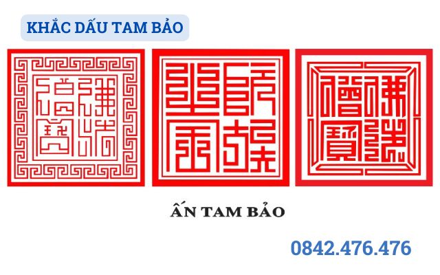 KHẮC DẤU TAM BẢO