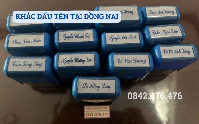 KHẮC DẤU TÊN TẠI ĐỒNG NAI