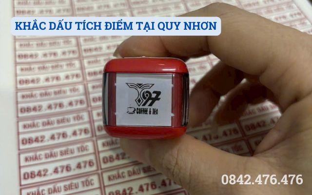 KHẮC DẤU TÍCH ĐIỂM TẠI QUY NHƠN