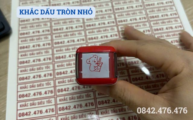 KHẮC DẤU TRÒN NHỎ