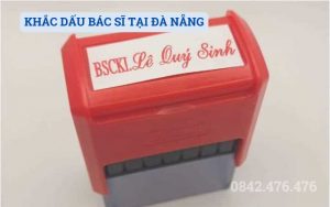 KHẮC DẤU BÁC SĨ TẠI ĐÀ NẴNG