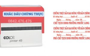 KHẮC DẤU CHỨNG THỰC