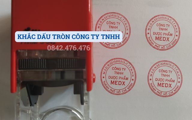 KHẮC DẤU TRÒN CÔNG TY TNHH