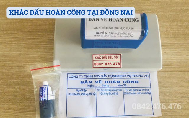 KHẮC DẤU HOÀN CÔNG TẠI ĐỒNG NAI