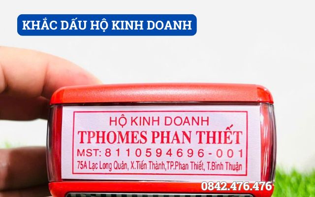 KHẮC DẤU HỘ KINH DOANH