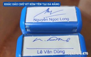 KHẮC DẤU CHỮ KÝ KÈM TÊN TẠI ĐÀ NẴNG