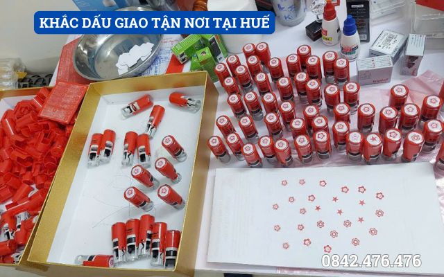 KHẮC DẤU GIAO TẬN NƠI TẠI HUẾ