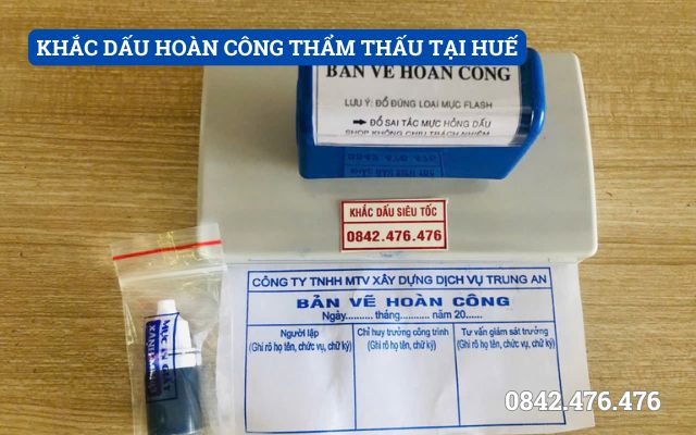KHẮC DẤU HOÀN CÔNG THẨM THẤU TẠI HUẾ