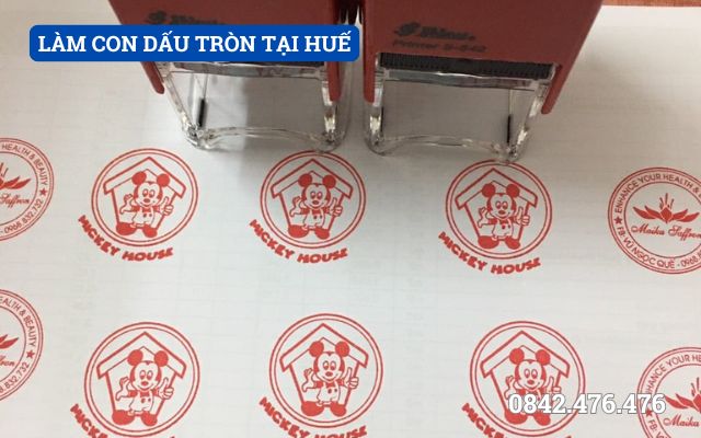 LÀM CON DẤU TRÒN TẠI HUẾ