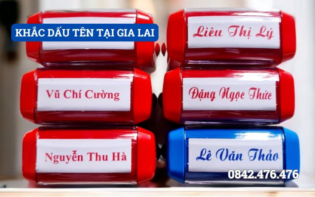 KHẮC DẤU TÊN TẠI GIA LAI