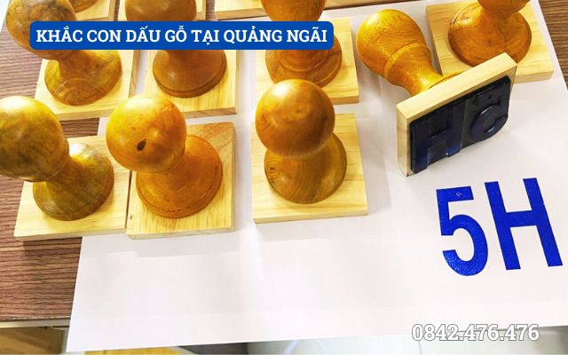 KHẮC CON DẤU GỖ TẠI QUẢNG NGÃI