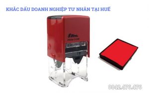 KHẮC DẤU DOANH NGHIỆP TƯ NHÂN TẠI HUẾ