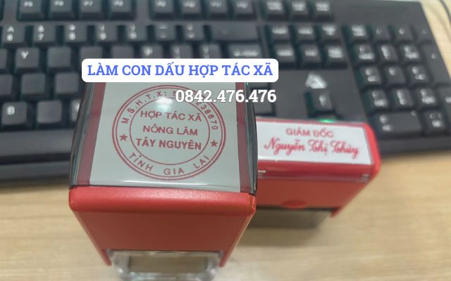 LÀM CON DẤU HỢP TÁC XÃ