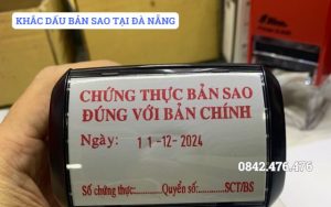 KHẮC DẤU BẢN SAO TẠI ĐÀ NẴNG