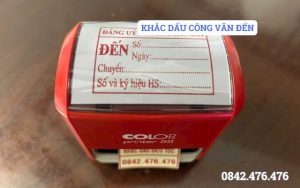 KHẮC DẤU CÔNG VĂN ĐẾN