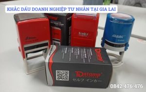 KHẮC DẤU DOANH NGHIỆP TƯ NHÂN TẠI GIA LAI