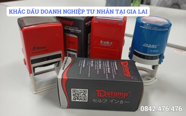 KHẮC DẤU DOANH NGHIỆP TƯ NHÂN TẠI GIA LAI