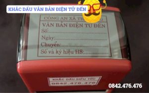 KHẮC DẤU VĂN BẢN ĐIỆN TỬ ĐẾN