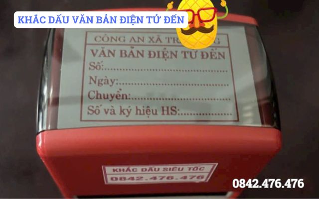 KHẮC DẤU VĂN BẢN ĐIỆN TỬ ĐẾN