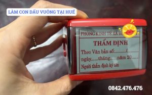 LÀM CON DẤU VUÔNG TẠI HUẾ