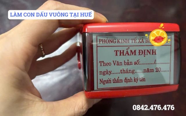 LÀM CON DẤU VUÔNG TẠI HUẾ
