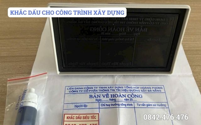 KHẮC DẤU CHO CÔNG TRÌNH XÂY DỰNG