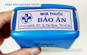 KHẮC DẤU CHO NHÀ THUỐC