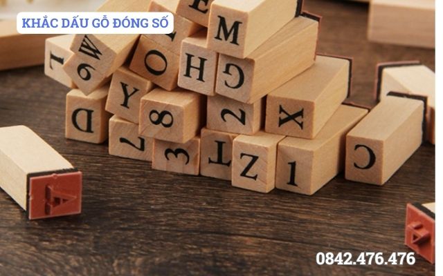 KHẮC DẤU GỖ ĐÓNG SỐ