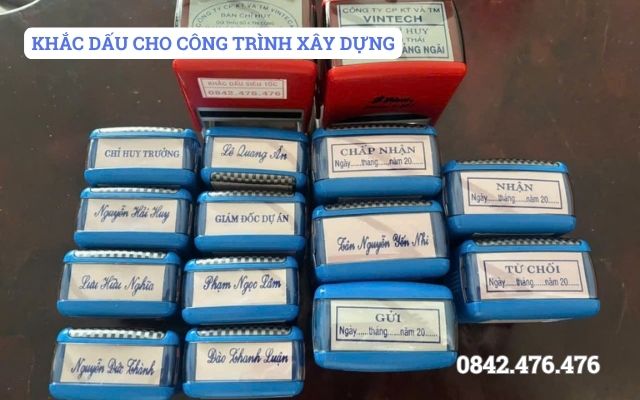 KHẮC DẤU CHO CÔNG TRÌNH XÂY DỰNG