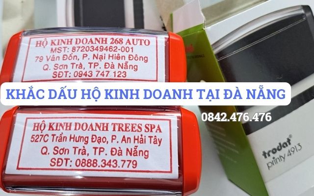 KHẮC DẤU HỘ KINH DOANH TẠI ĐÀ NẴNG