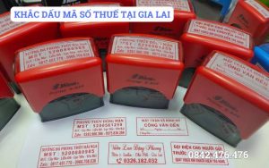 KHẮC DẤU MÃ SỐ THUẾ TẠI GIA LAI