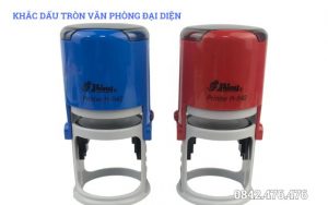 KHẮC DẤU TRÒN VĂN PHÒNG ĐẠI DIỆN