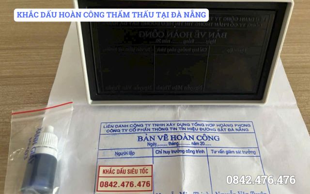 KHẮC DẤU HOÀN CÔNG THẨM THẤU TẠI ĐÀ NẴNG