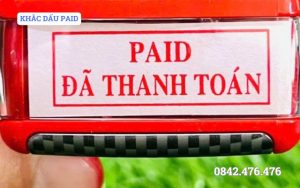 KHẮC DẤU PAID