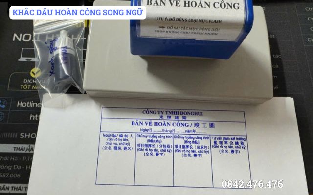 KHẮC DẤU HOÀN CÔNG SONG NGỮ