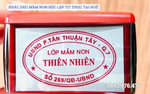 KHẮC DẤU MẦM NON TƯ THỤC ĐỘC LẬP TẠI HUẾ