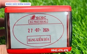 KHẮC DẤU KIỂM HÀNG