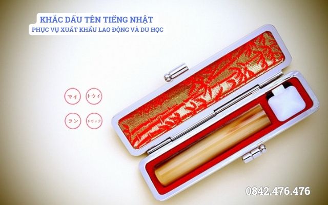 KHẮC DẤU TÊN TIẾNG NHẬT PHỤC VỤ XUẤT KHẨU LAO ĐỘNG VÀ DU HỌC