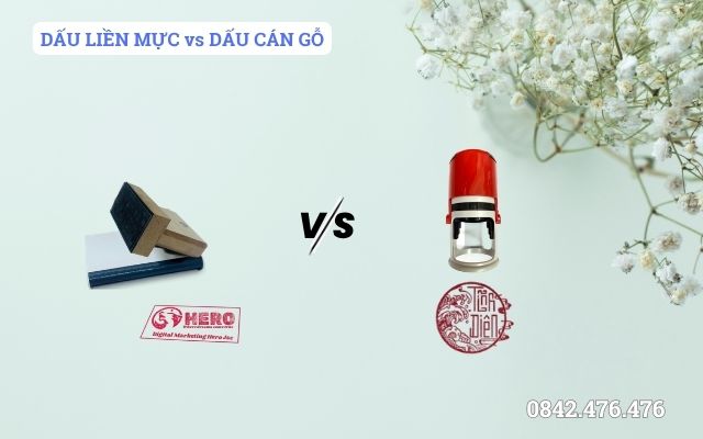 NÊN CHỌN CON DẤU LIỀN MỰC HAY DẤU CÁN GỖ?