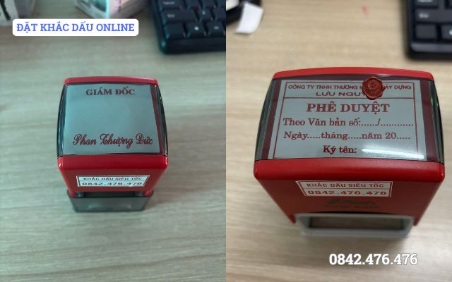ĐẶT KHẮC DẤU ONLINE